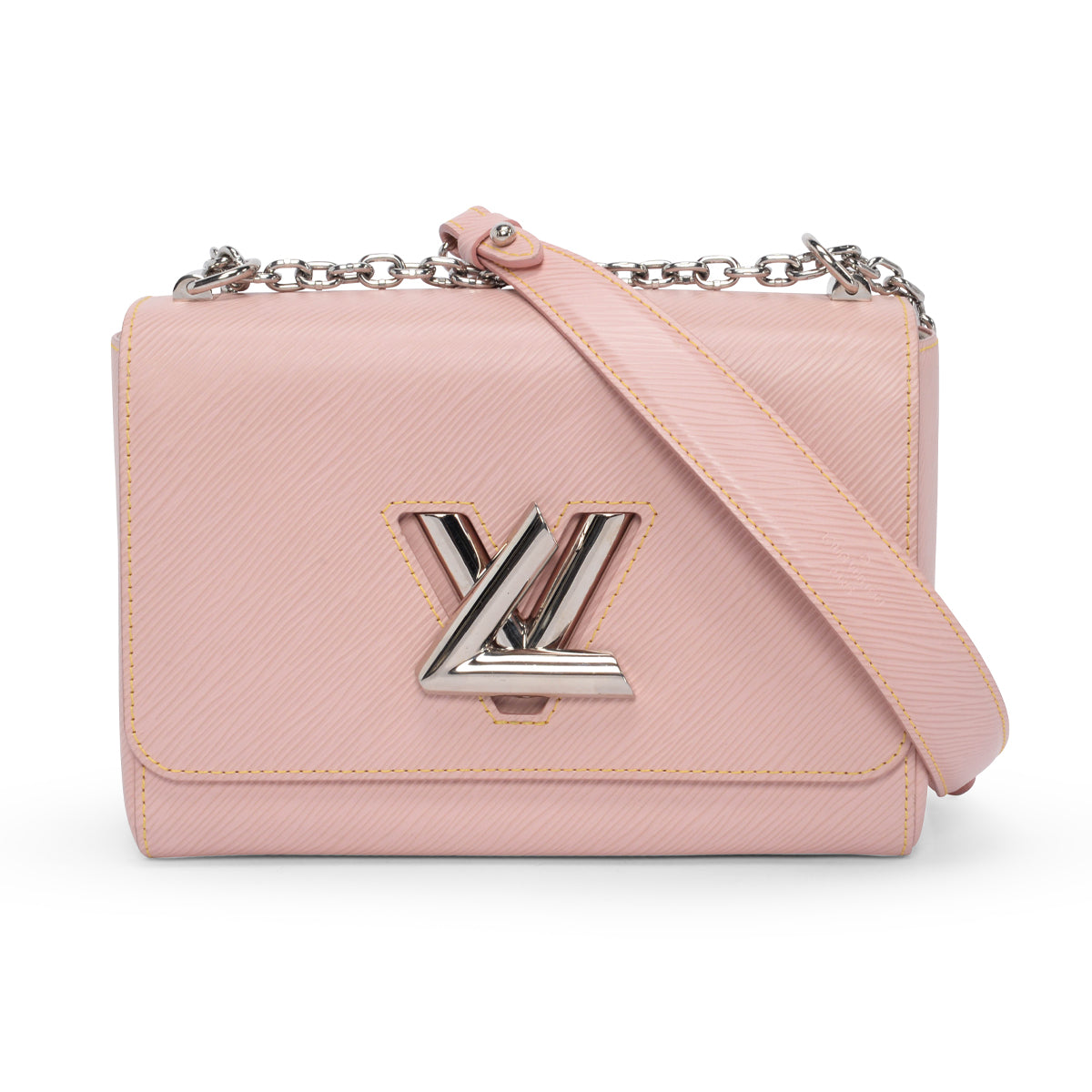 Louis Vuitton Rose Ballerine Epi Leather Twist MM Bag