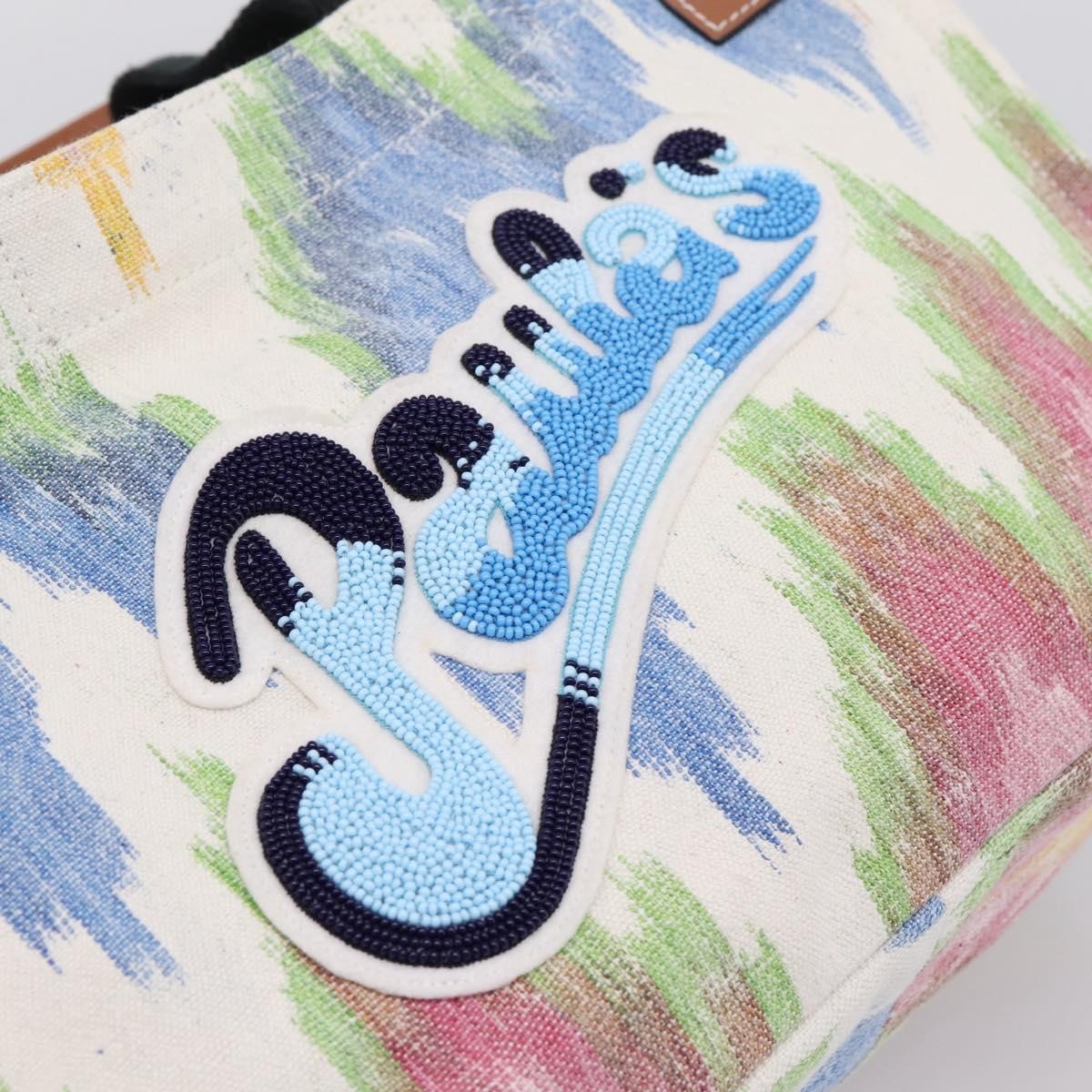 Loewe x Paula's Ibiza Embellished Printed Canvas Tote