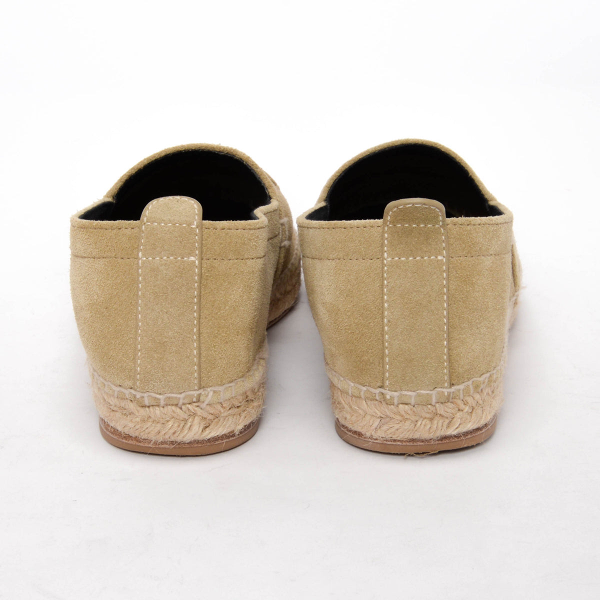 Loewe Beige Suede Anagram Espadrilles 37