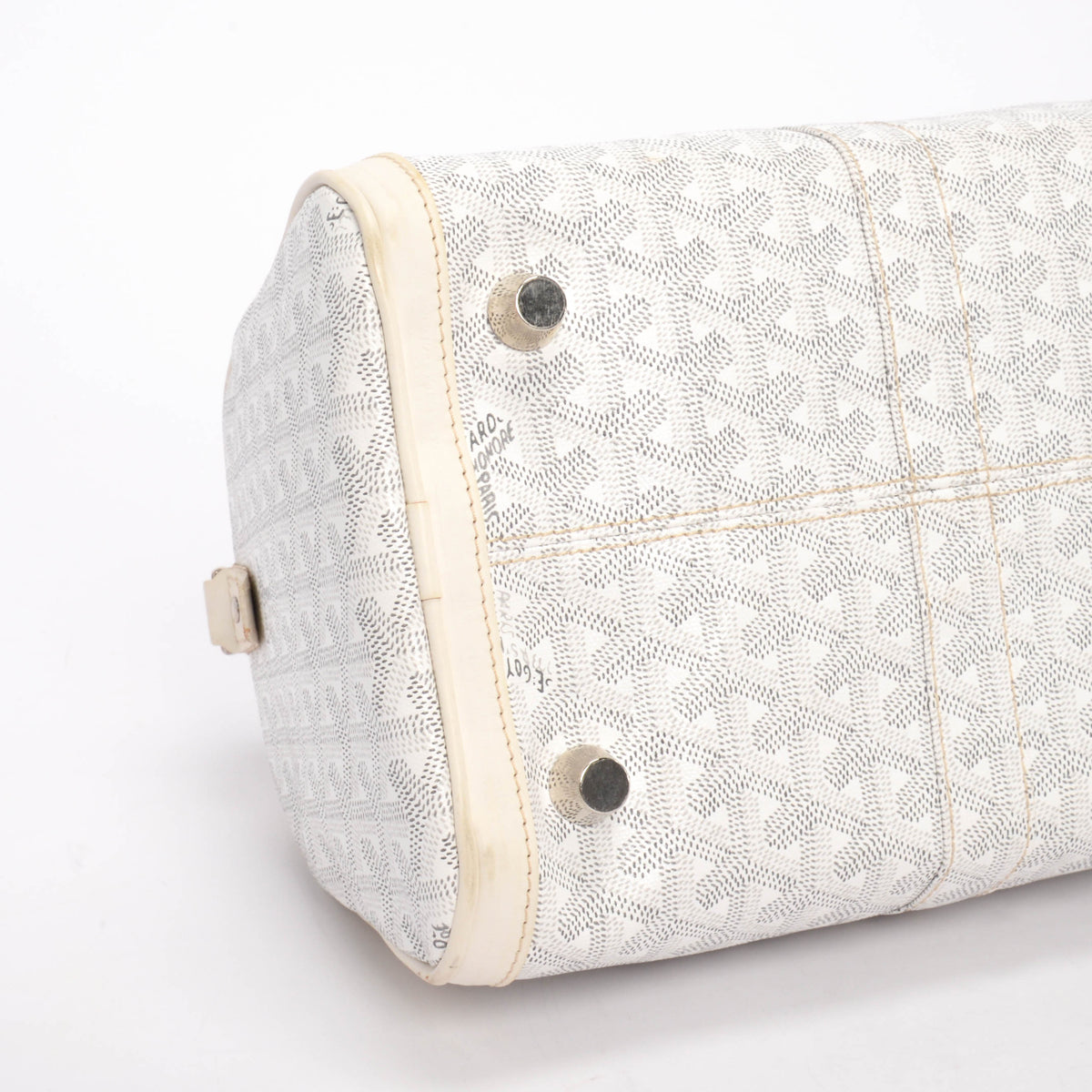 Goyard White Goyardine Crosiere 40 Cross Body Bag