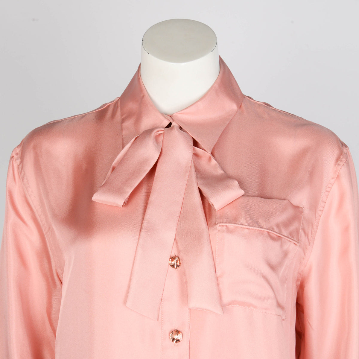 Zimmermann Pink Silk Twill Pyjama Shirt AU 1
