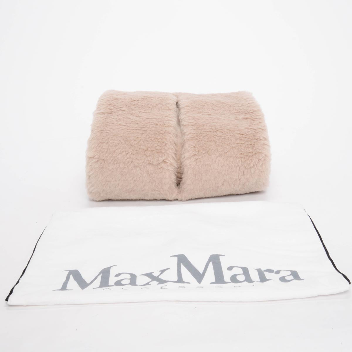 Max Mara Beige Alpaca Wrap Shawl