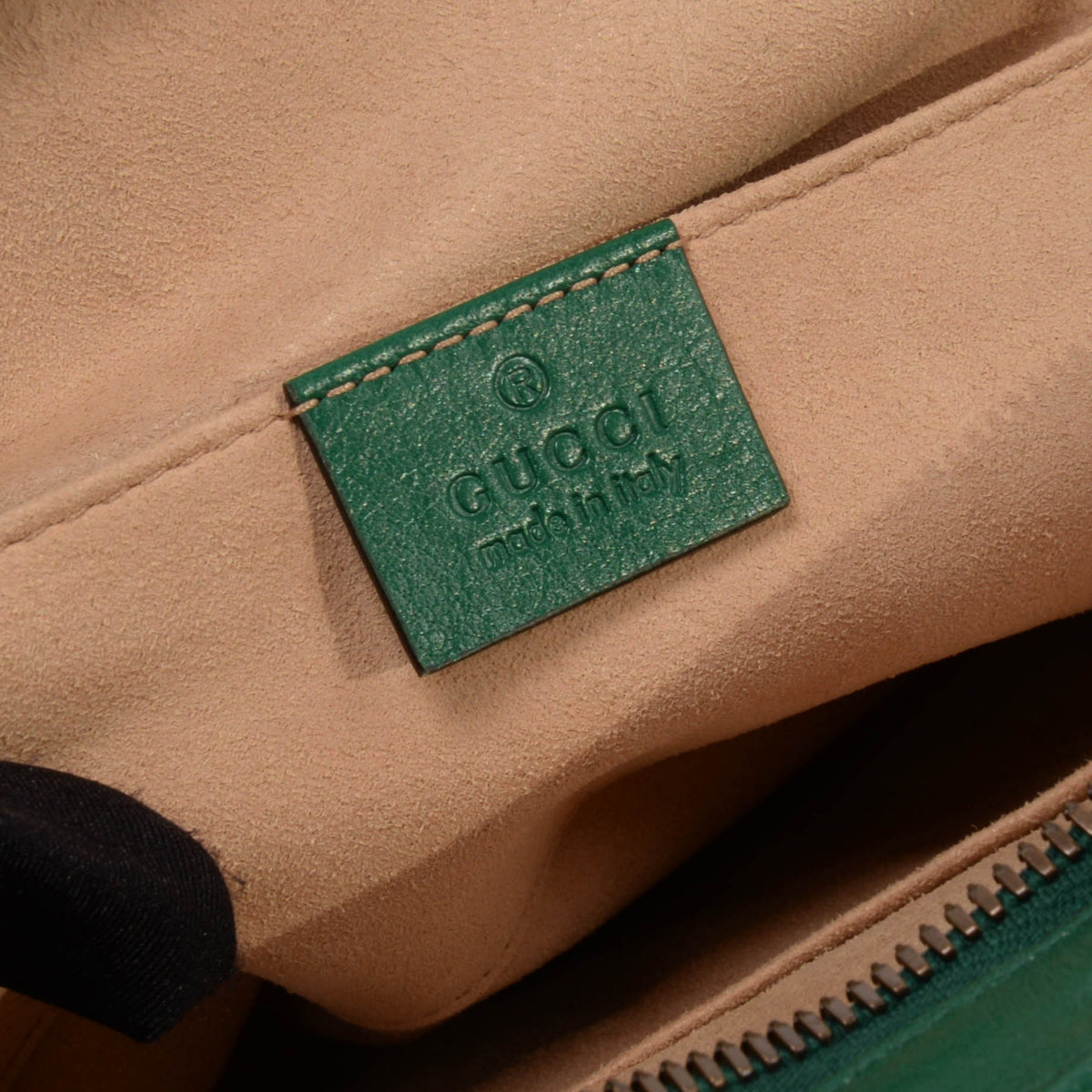 Gucci Emerald Green Calfskin Re(Belle) Small Shoulder Bag