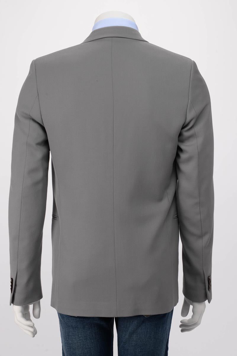 The Row Grey Virgin Wool Julian D.B. Jacket 40