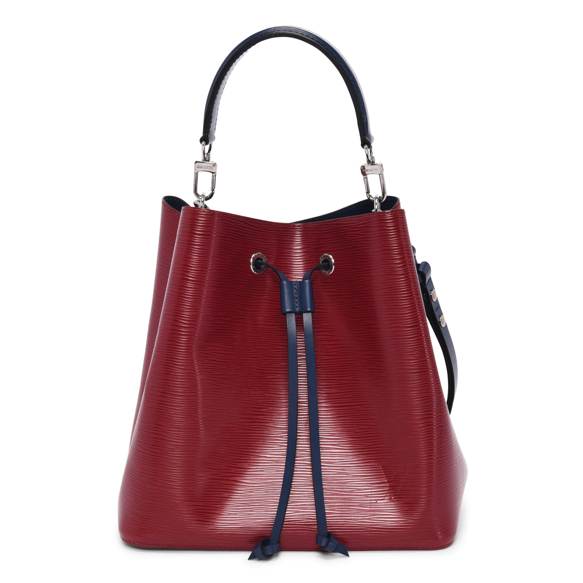 Louis Vuitton Red & Navy Epi Leather NeoNoe MM