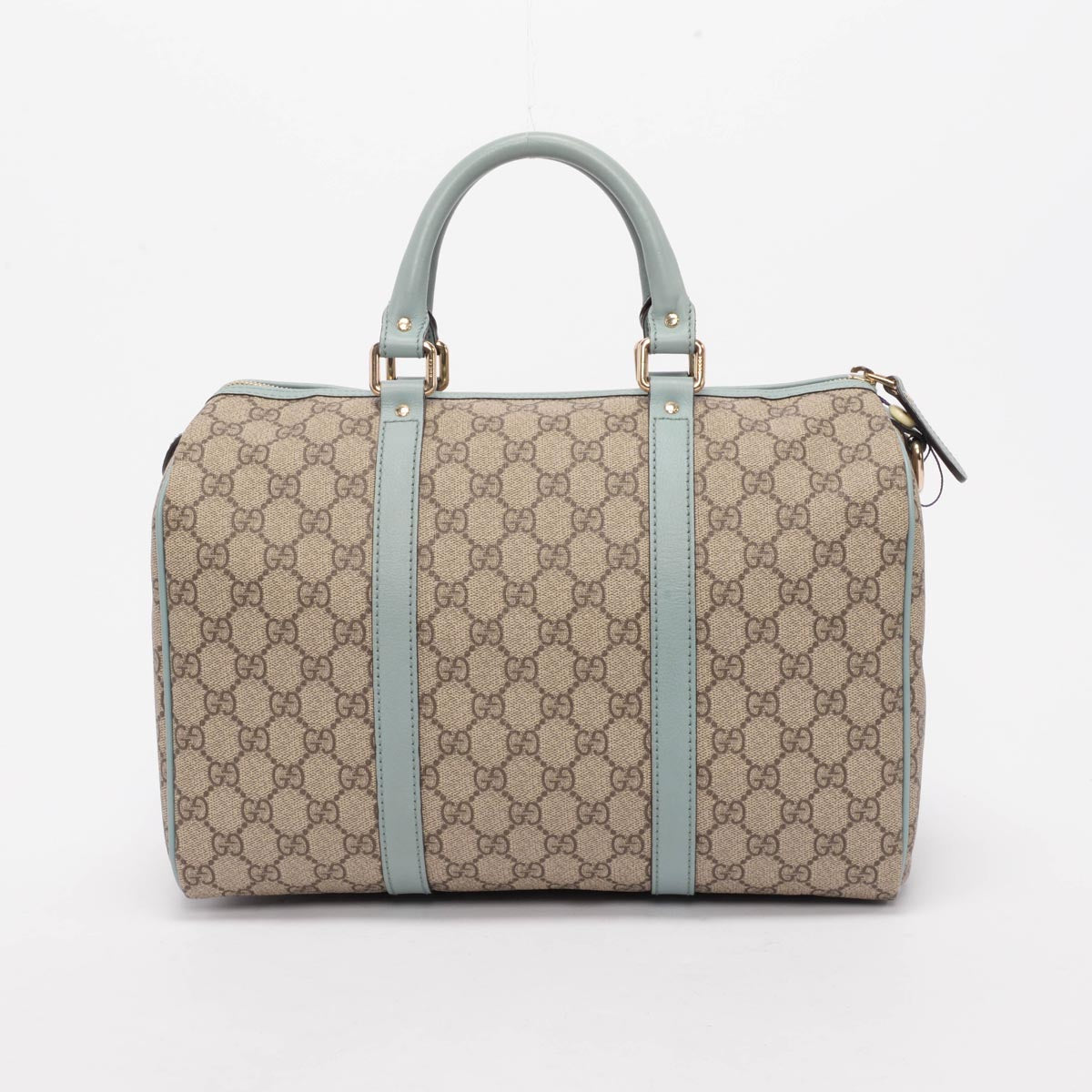 Gucci Light Blue GG Plus Monogram Joy Boston Bag