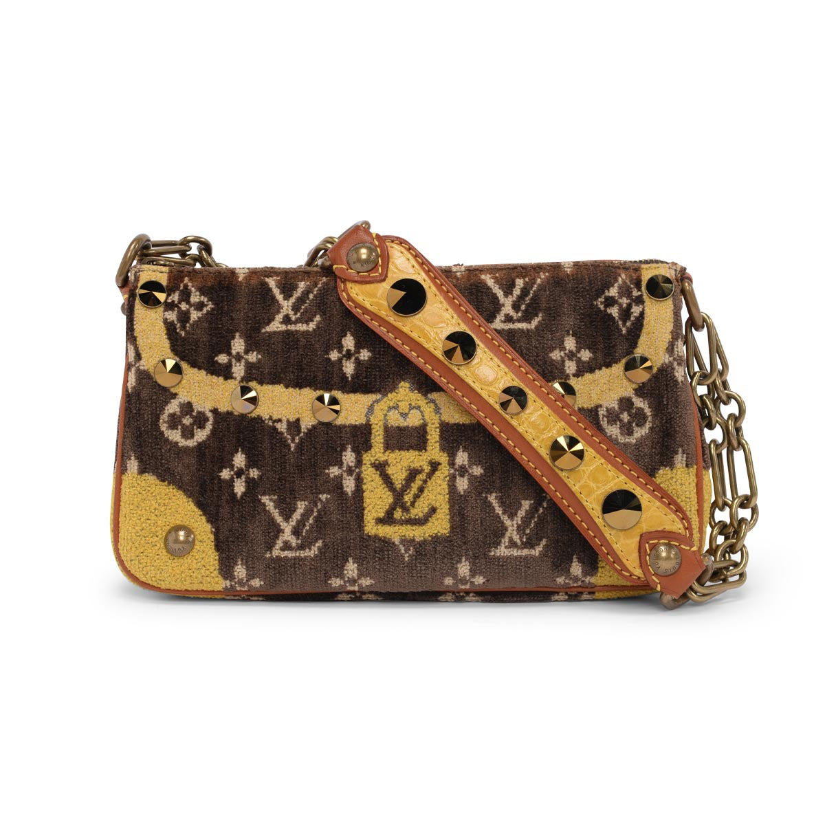 Louis Vuitton Monogram Velvet Trompe L'oeil Pochette