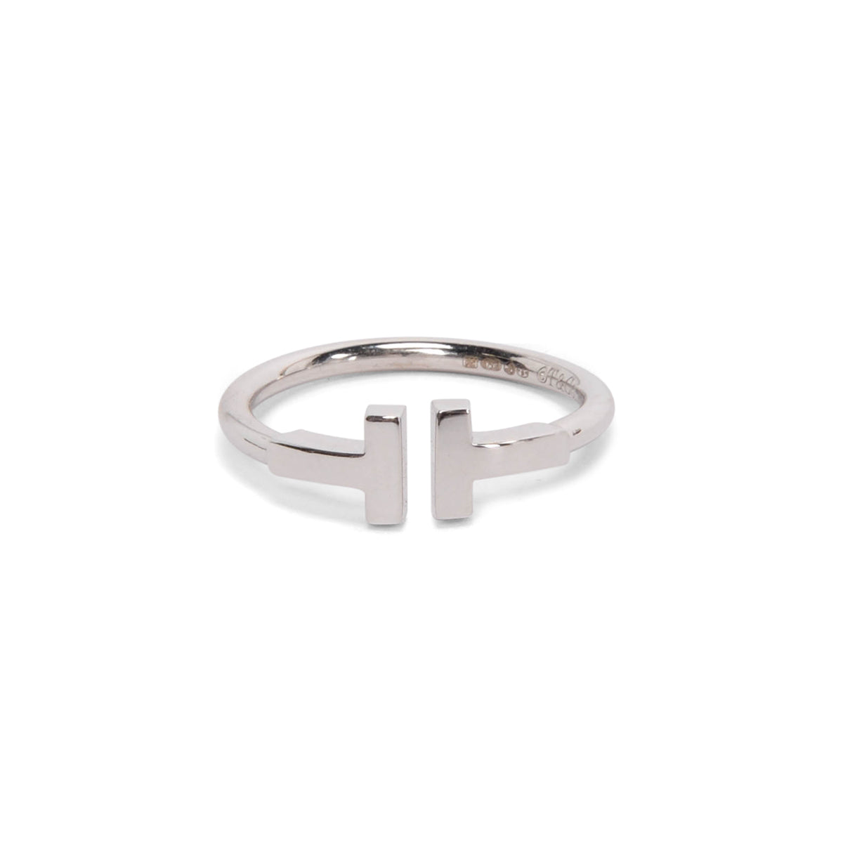 Tiffany & Co White Gold T Wire Ring