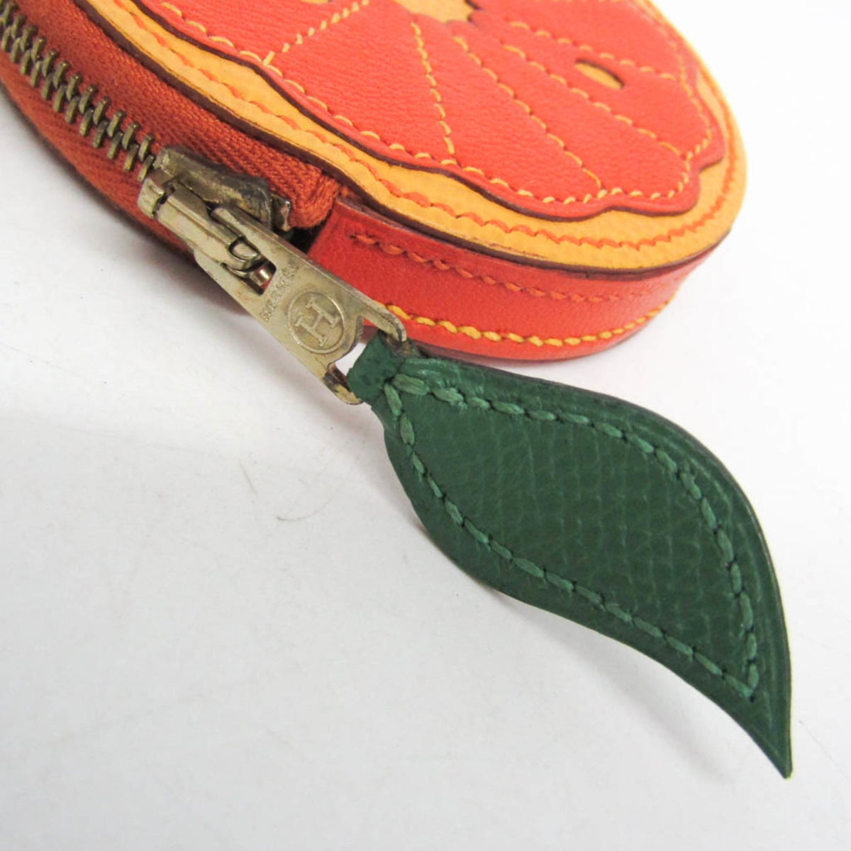 Hermes Orange Tutti Fruitti Orange Slice Coin Purse
