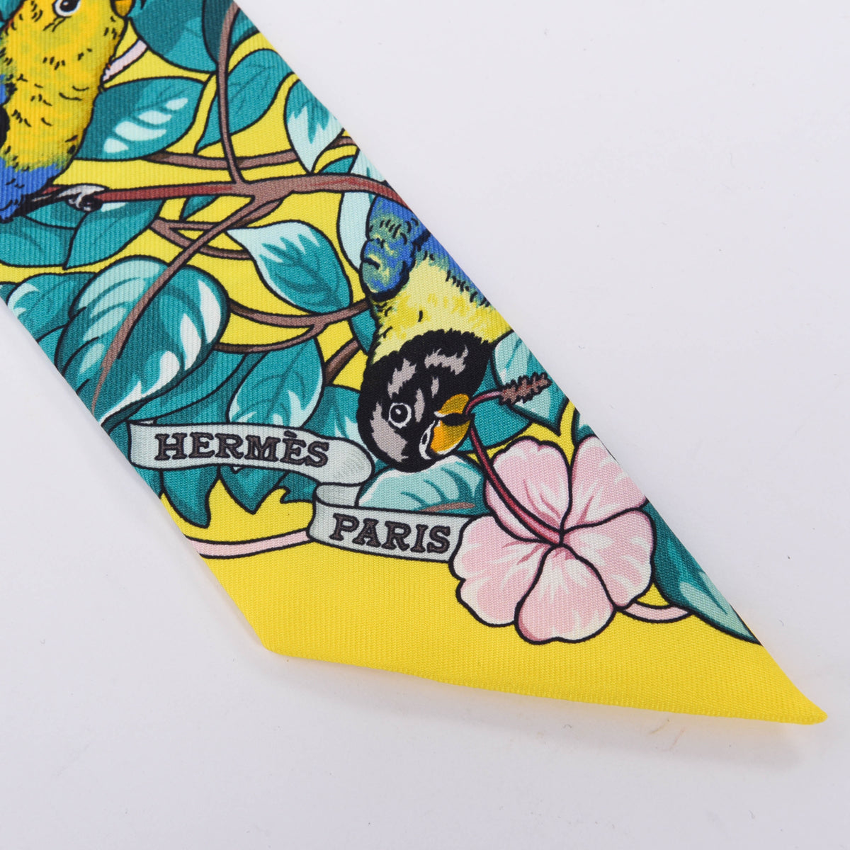 Hermes Yellow Silk Jungle Love Love Twilly