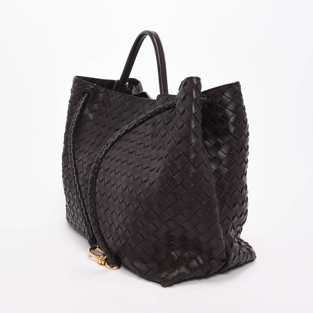 Bottega Veneta Fondant Intrecciato Large Andiamo Tote