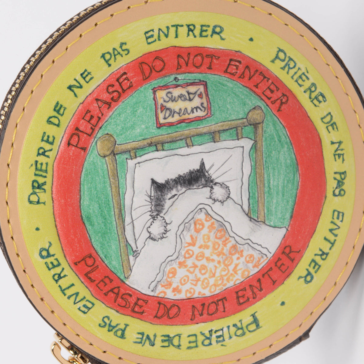 Louis Vuitton x Grace Coddington Monogram Slippy Coin Purse