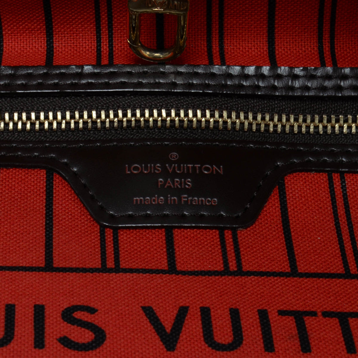 Louis Vuitton Cherry Damier Ebene Neverfull GM