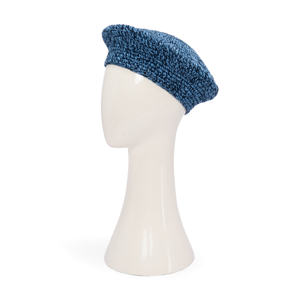 Hermes Navy & Blue Jean Crochet Classic Beret
