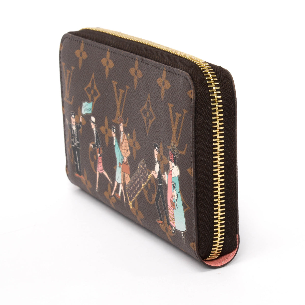 Louis Vuitton Monogram Canvas Illustre Zippy Wallet