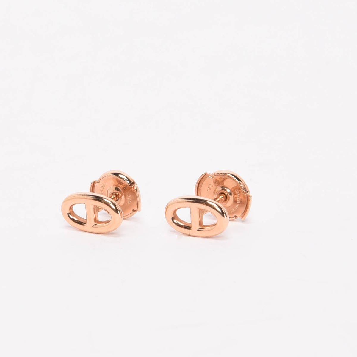 Hermes 18k Rose Gold Very Small Model Farandole Earrings