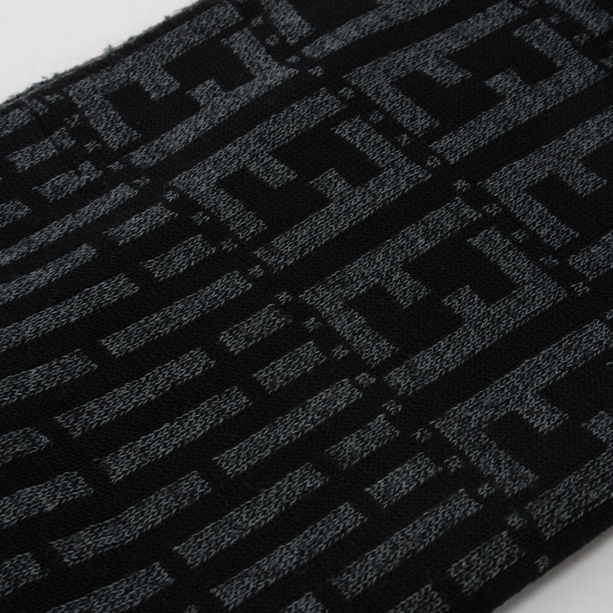 Fendi Charcoal & Black Wool FF Scarf