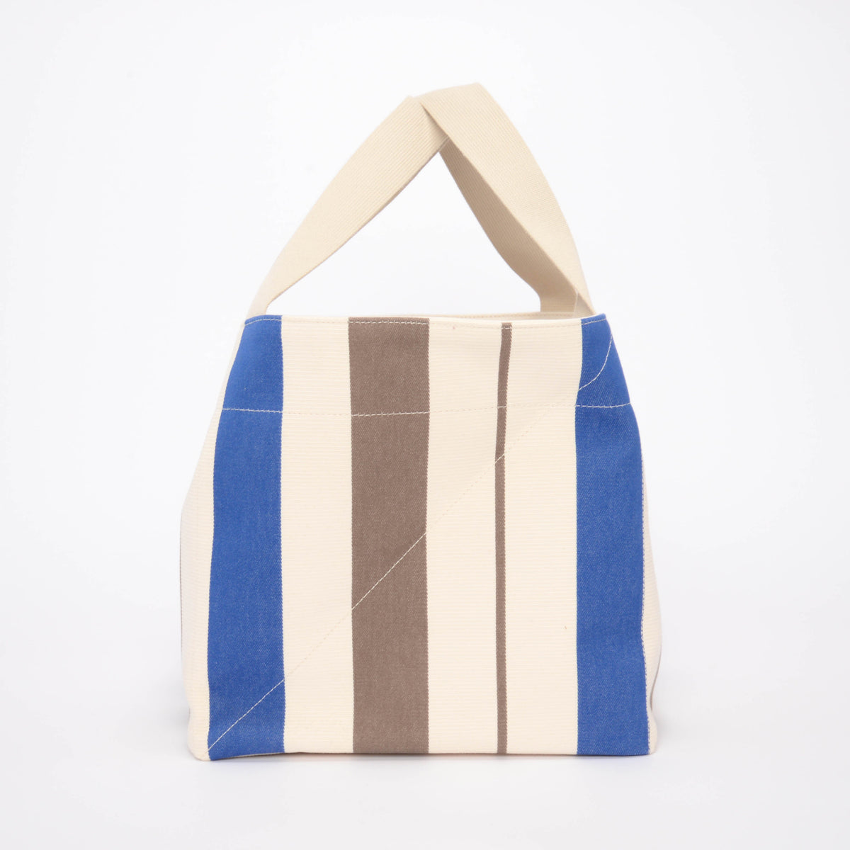 Hermes Blue Rocabar Canvas Zoulou Picnic Tote