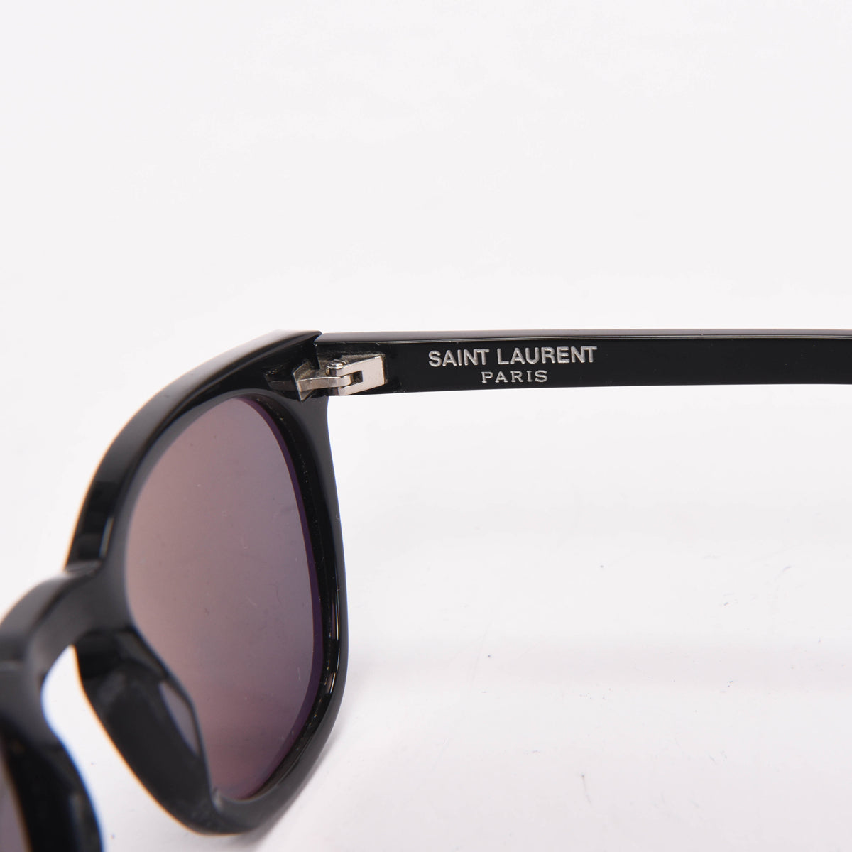 Saint Laurent Black Round Sunglasses