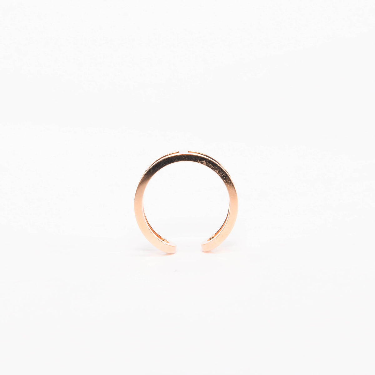 Hermes 18k Rose Gold Ever Chaine D'Ancre Medium Model Ring