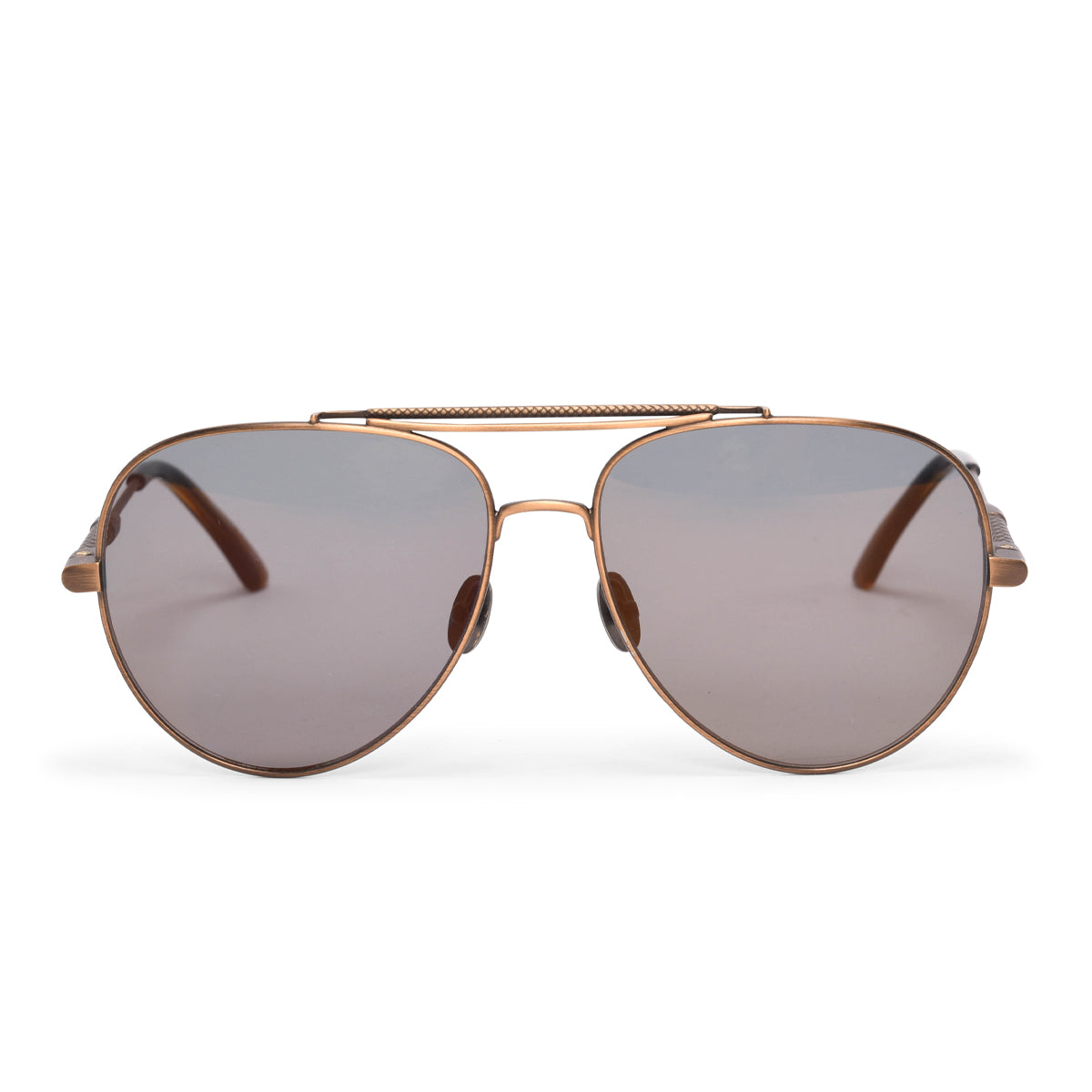 Bottega Veneta Bronze Aviator Sunglasses