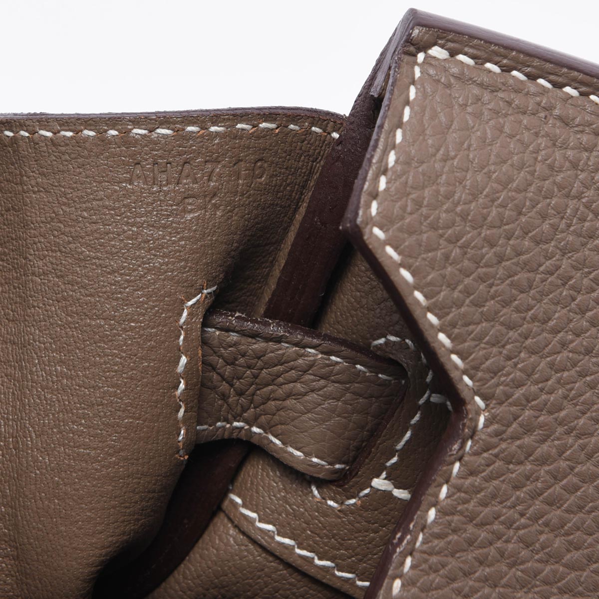 Hermes Etoupe Togo Birkin 30 GHW