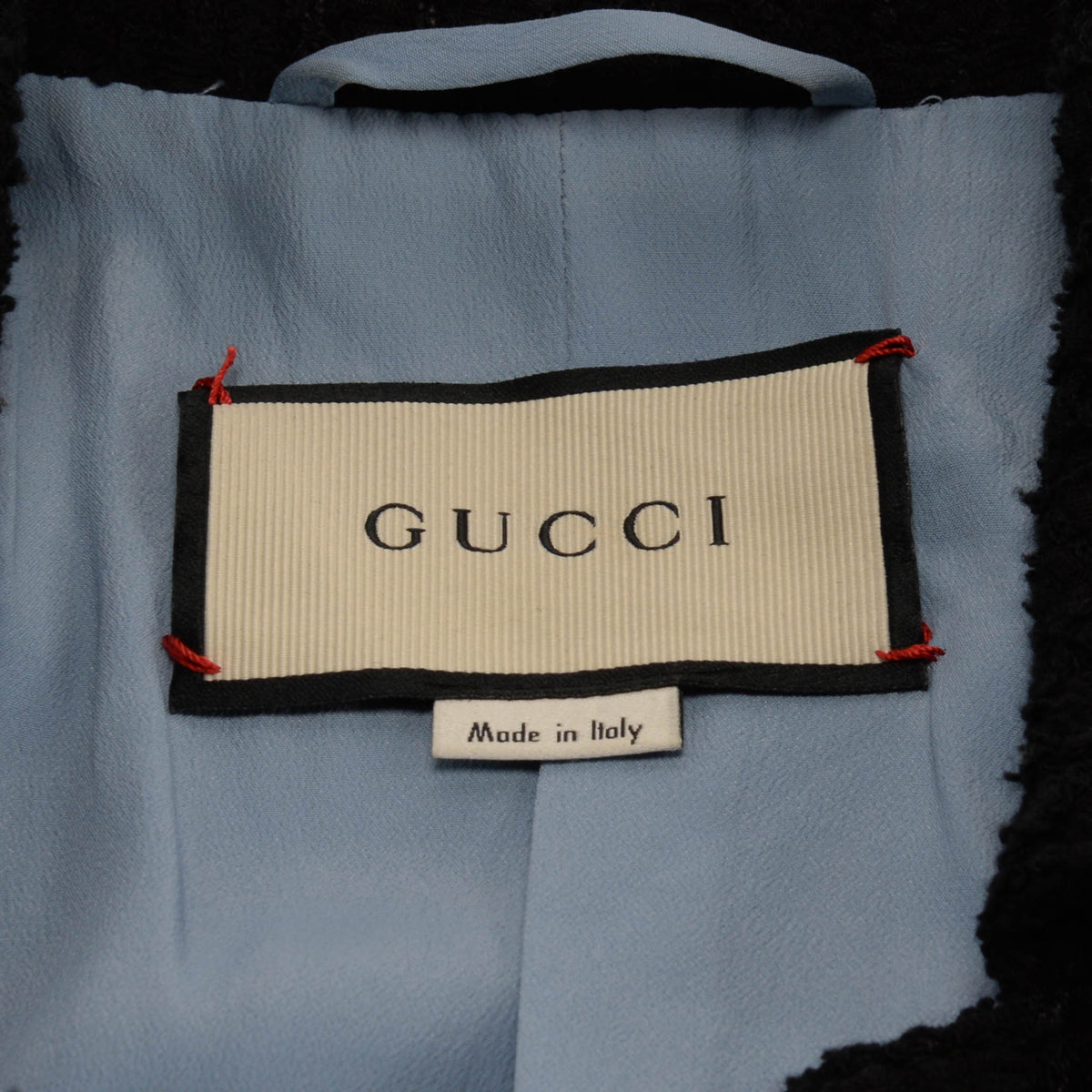 Gucci Black Tweed Bow Detail Jacket IT 38