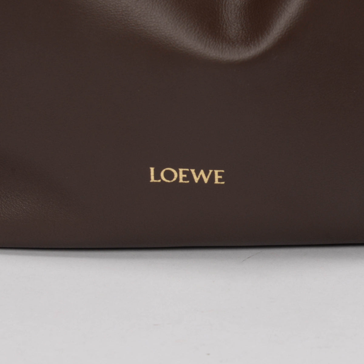 Loewe Chocolate Nappa Calfskin Mini Flamenco Bag