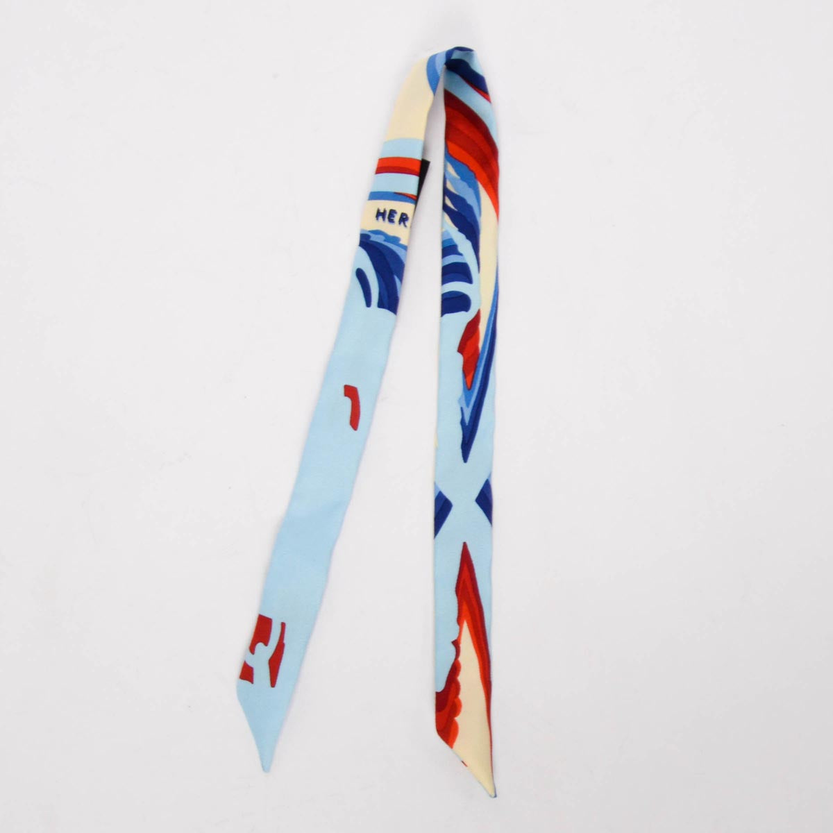 Hermes Blue Silk Brides De Gala Doll Twilly