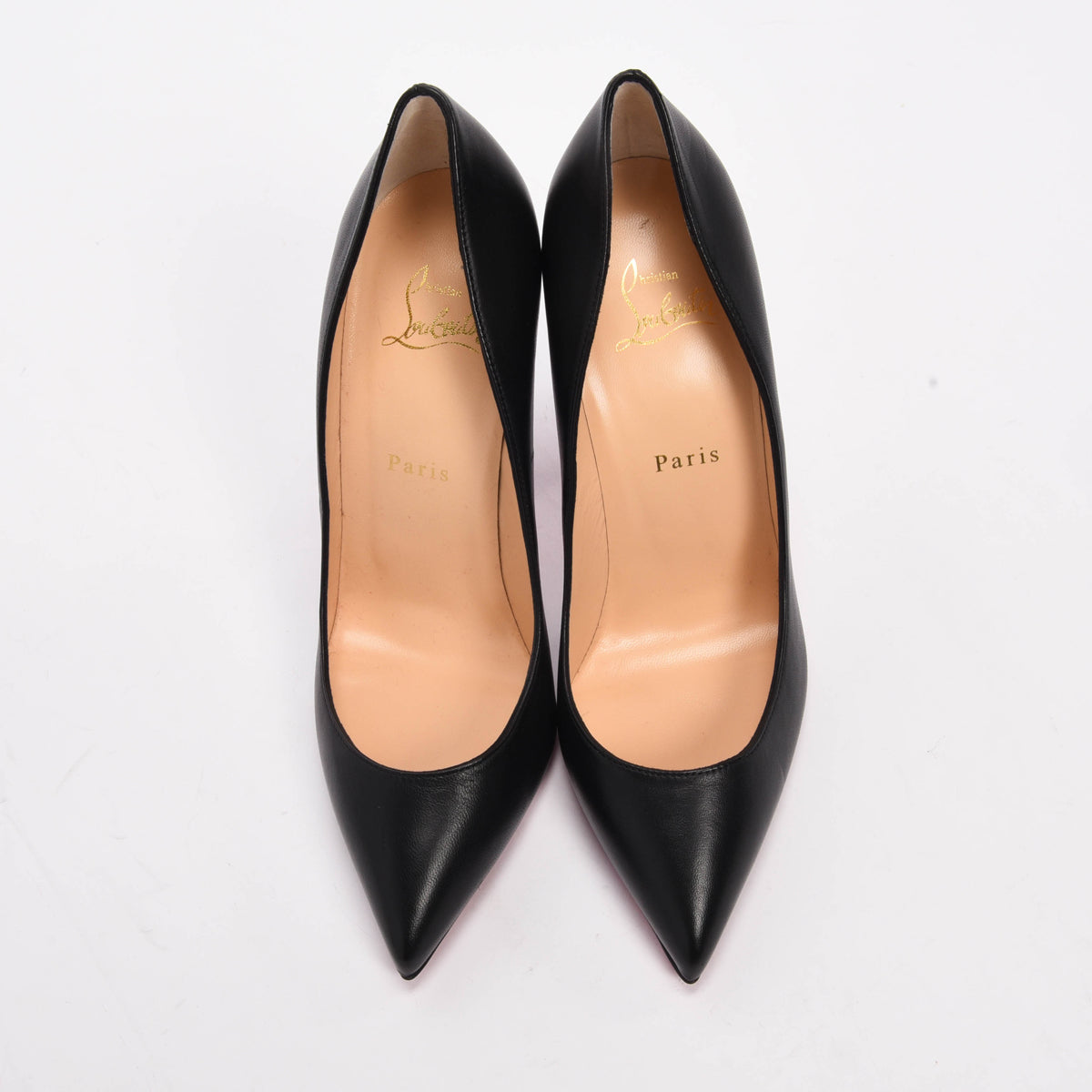 Christian Louboutin Black Nappa Pigalle Follies 100 Pumps 39