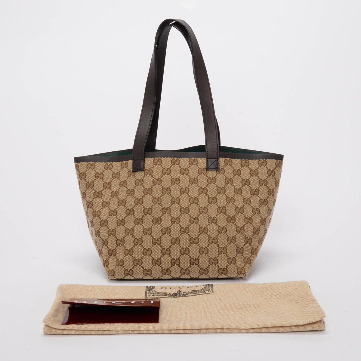 Gucci Beige GG Canvas Totissima Small Tote