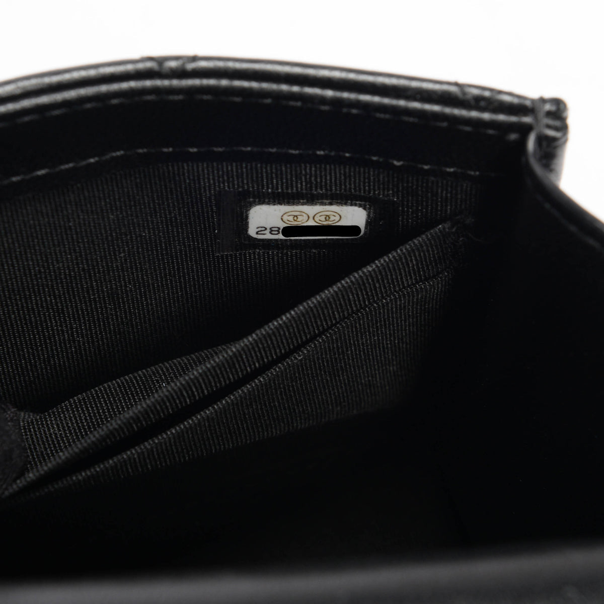 Chanel Black Quilted Lambskin Trendy CC Mini Chain Wallet