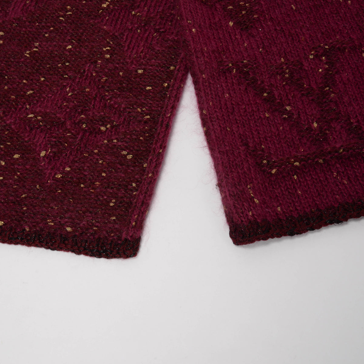 Louis Vuitton Prune Mohair Blend Monogram Sunset Scarf
