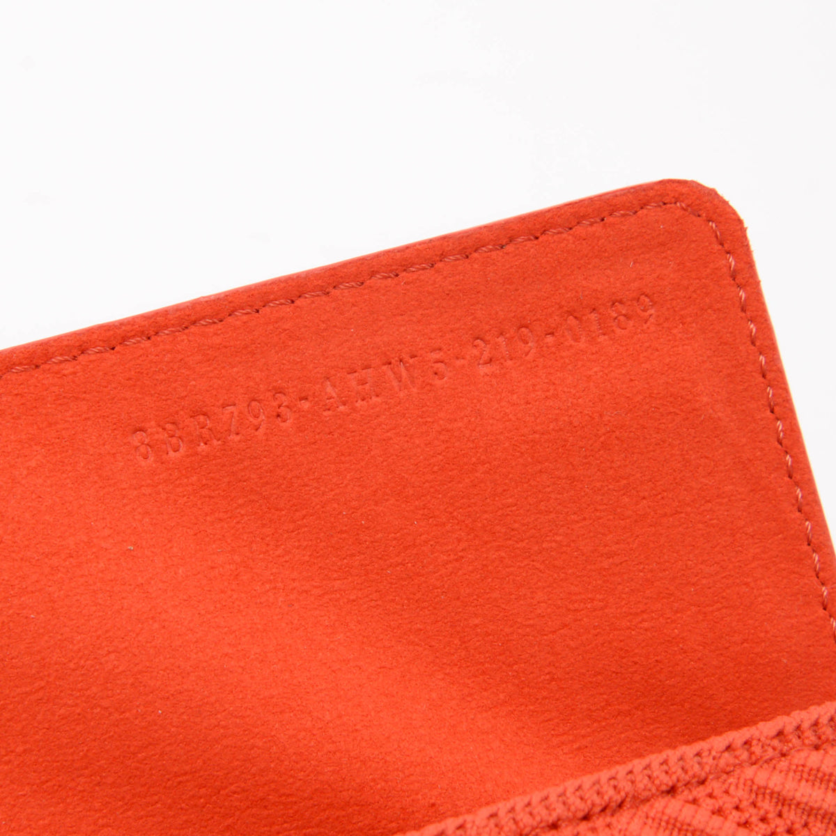 Fendi x Skims Orange Technical Knit Midi Chain Baguette