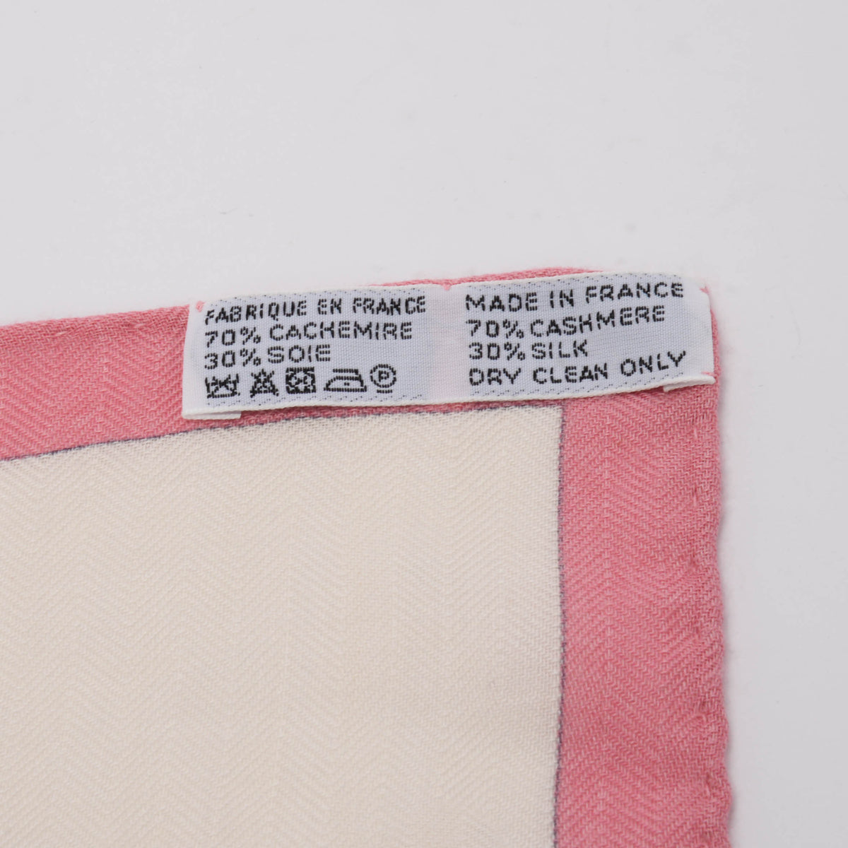 Hermes Pink Cashmere & Silk Cavalcadour Fleuri Shawl