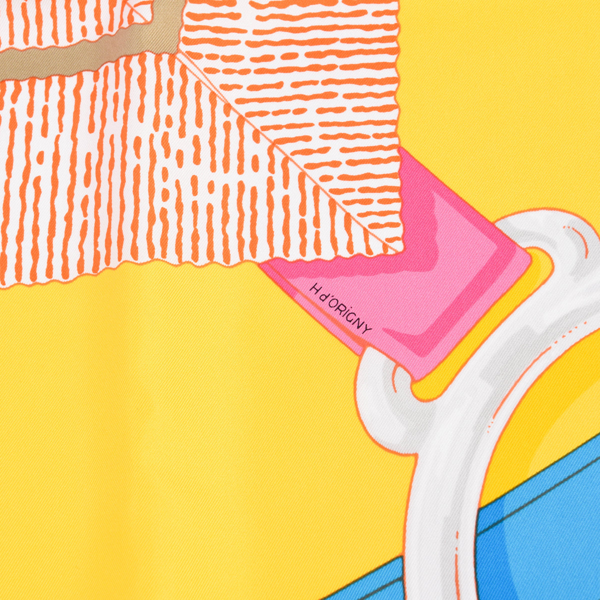 Hermes Multicolour Silk Grand Manege Detail Scarf 90