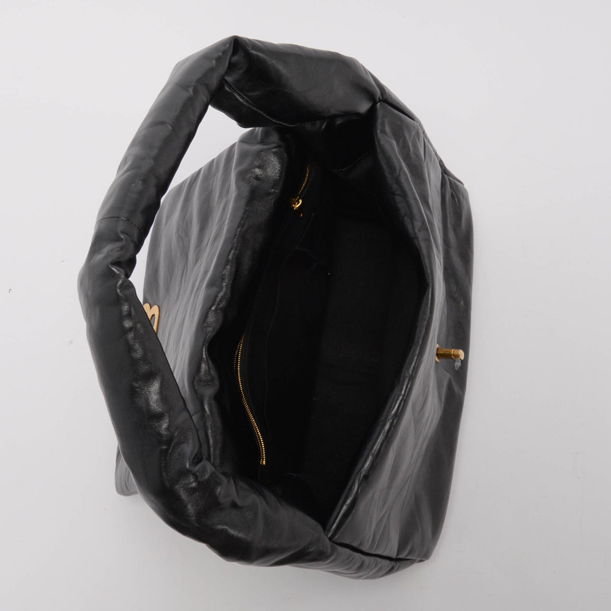 Balenciaga Black Soft Calf Large Monaco Sling Bag