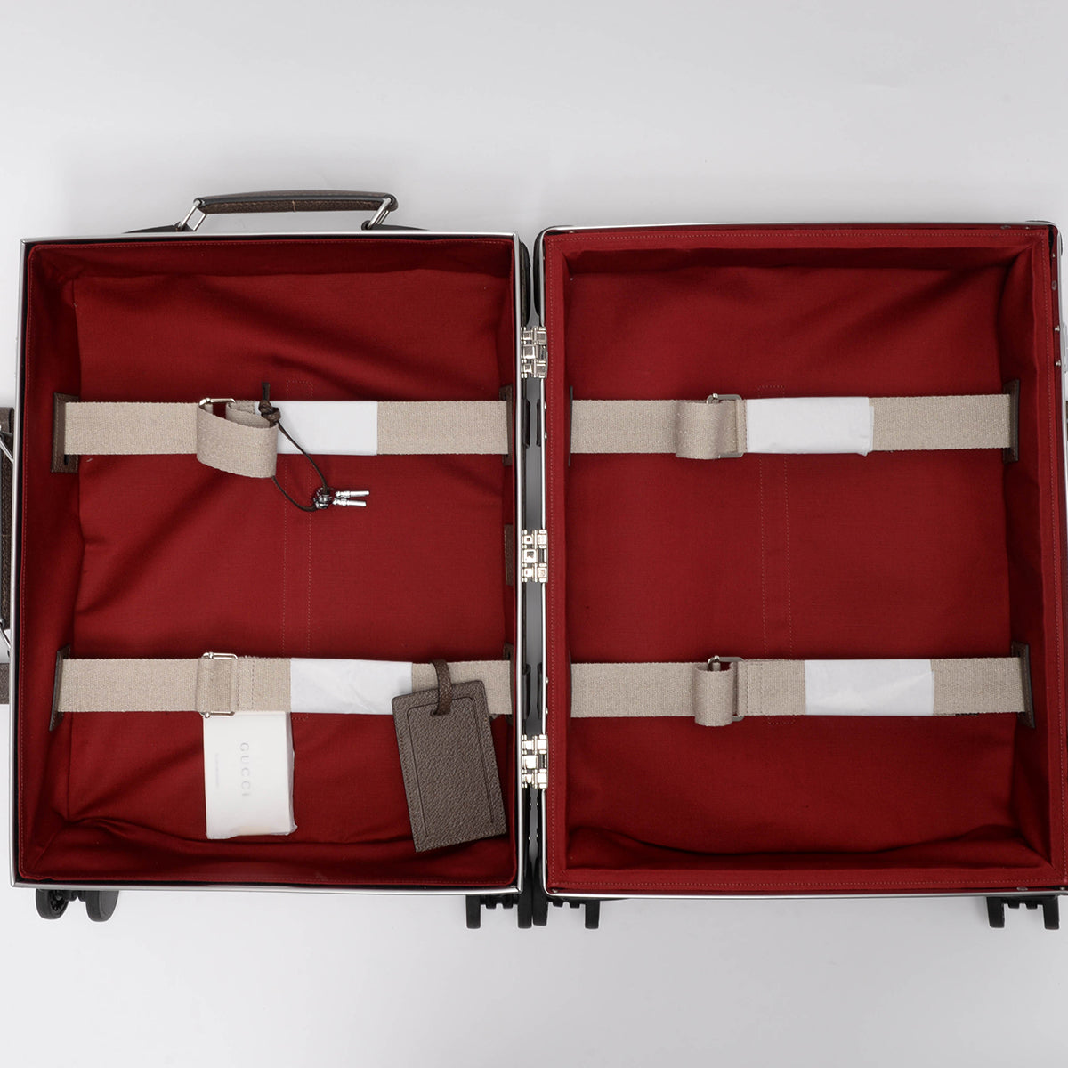 Gucci x Globe Trotter GG Supreme Cabin Size Rolling Luggage