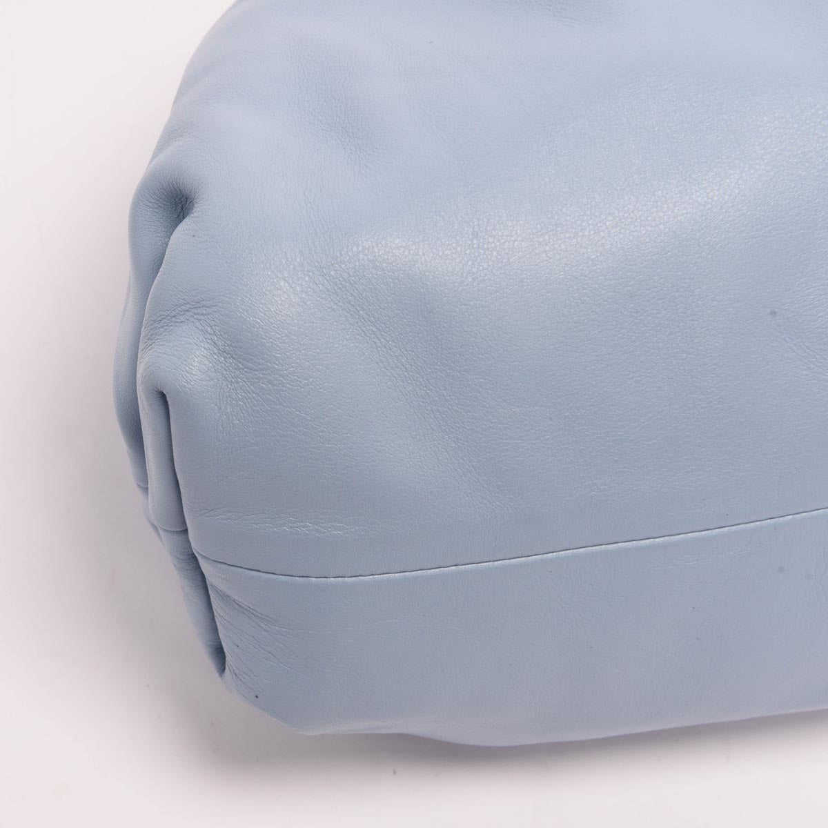 Bottega Veneta Ice Blue Lambskin The Pouch Clutch