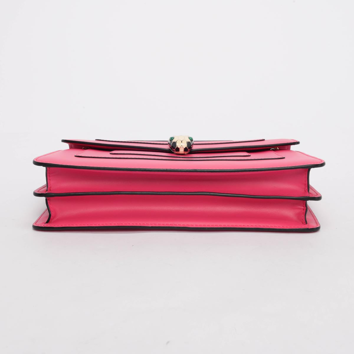 Bulgari Hot Pink Calfskin Serpenti Forever Bag