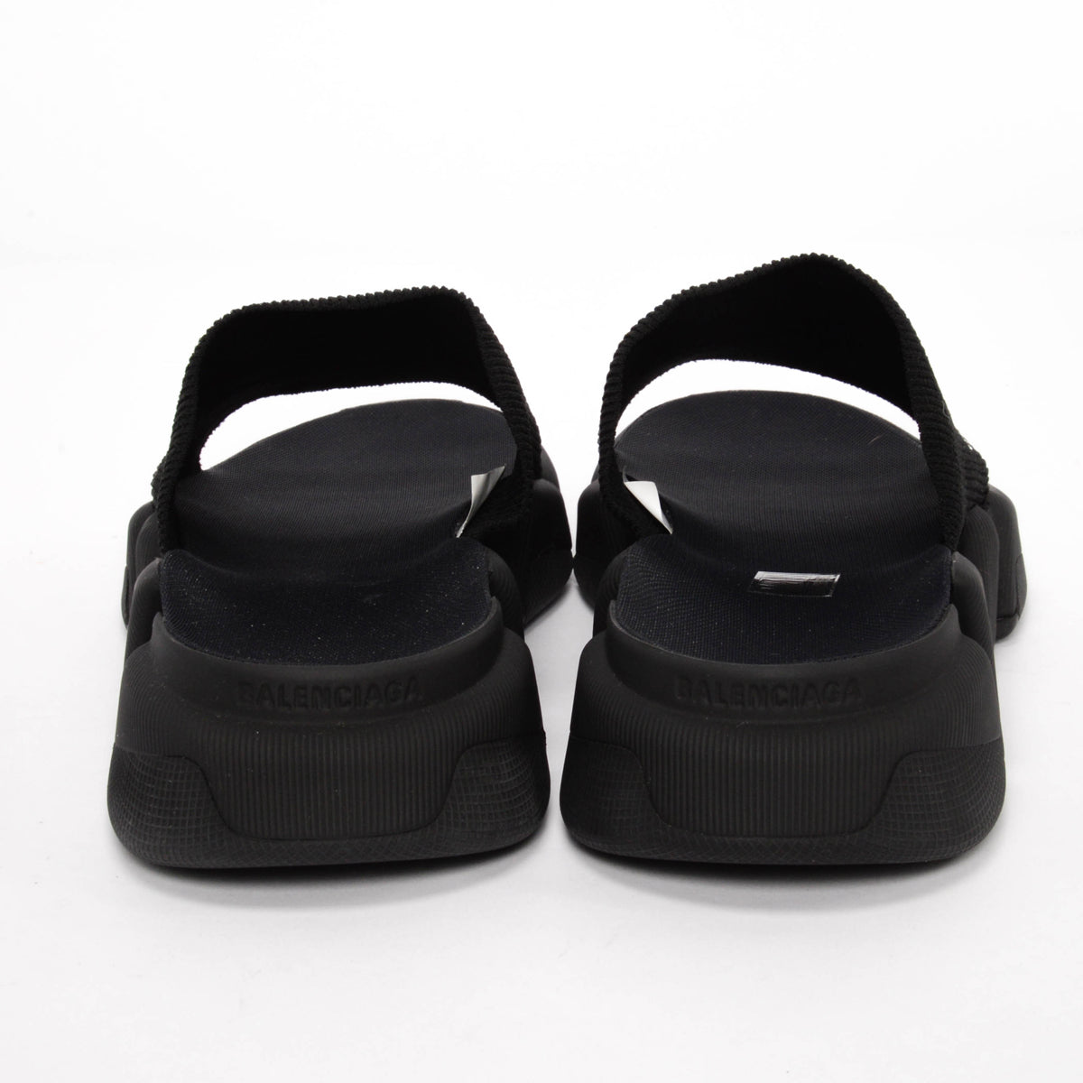 Balenciaga Black Knit Speed 2.0 Slides 42
