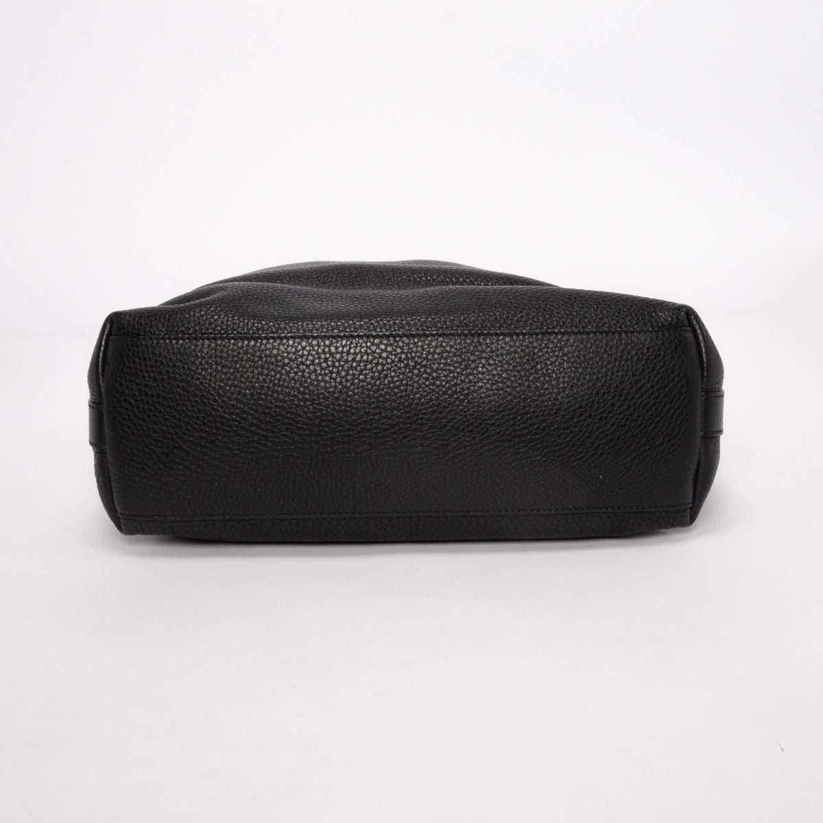 Gucci Black Grained Calfskin Small Miss GG Hobo Bag