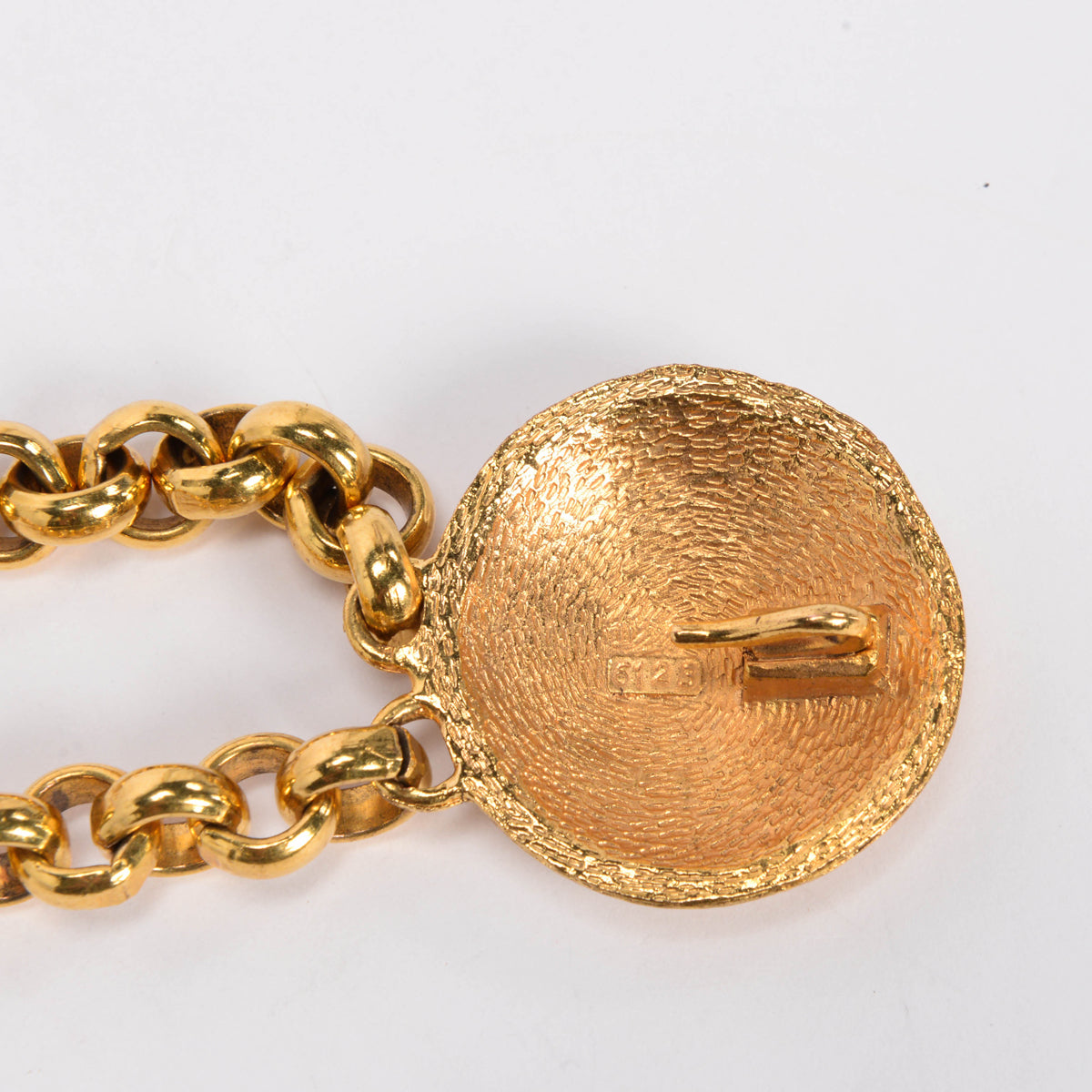 Chanel Vintage 24k Gold CC Medallion Layered Chain Belt