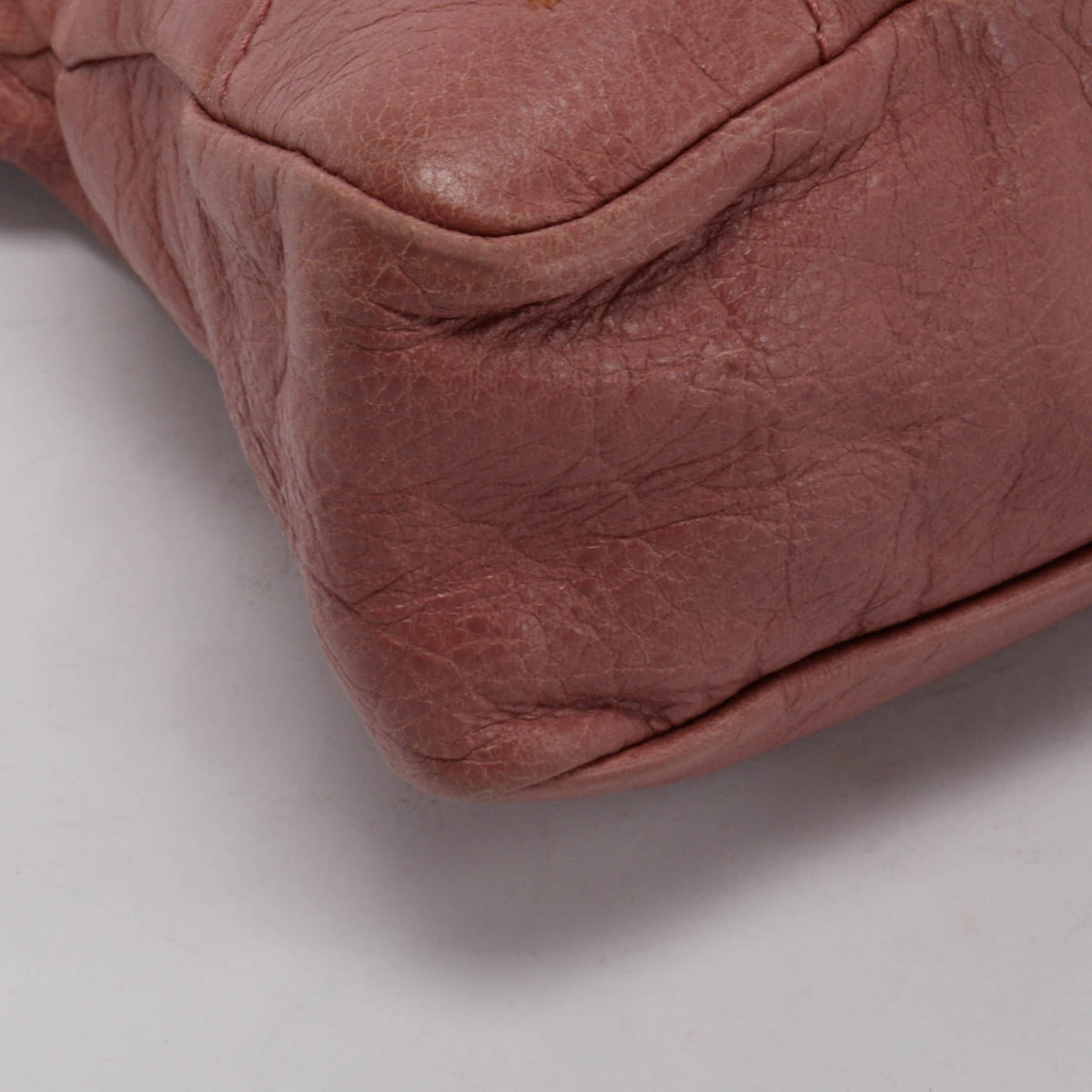 Balenciaga Rose Bruyere Lambskin Giant 12 Town Bag