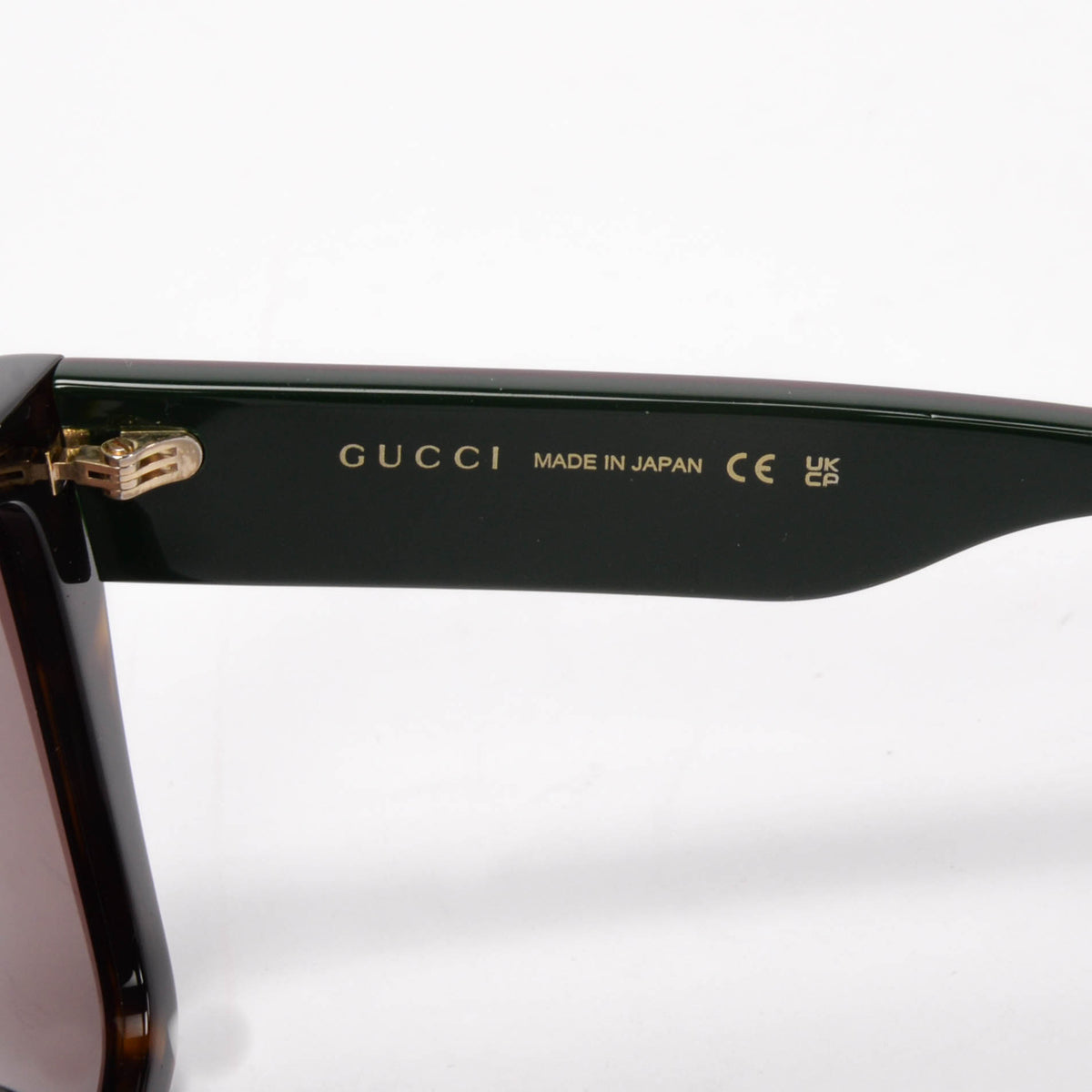 Gucci Tortoise GG Web Butterfly Sunglasses
