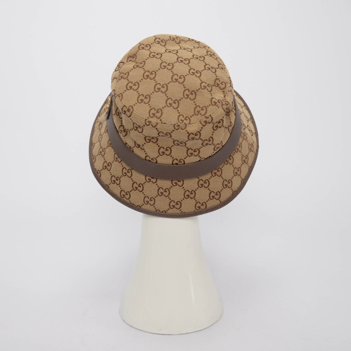 Gucci Beige GG Canvas Bucket Hat
