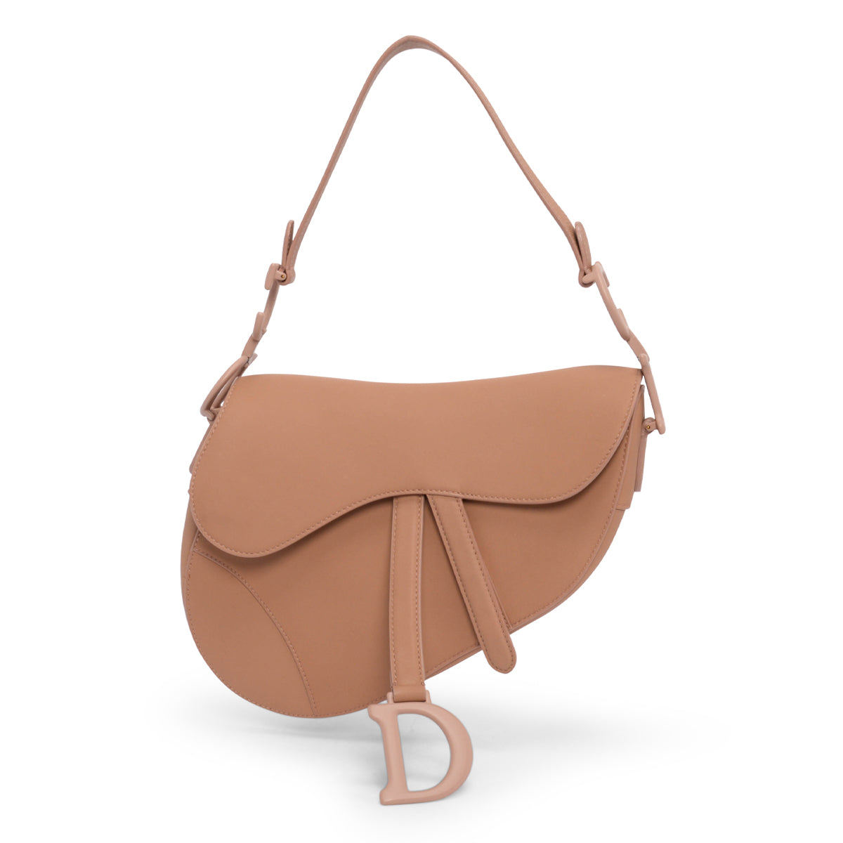 Dior Blush Ultra-Matte Calfskin Saddle Bag