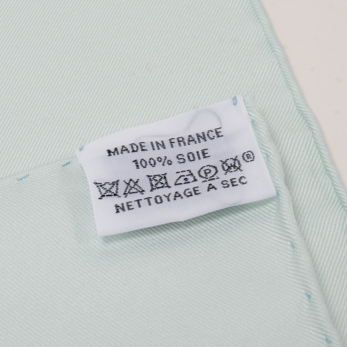 Hermes Pale Blue Silk Perspective Scarf