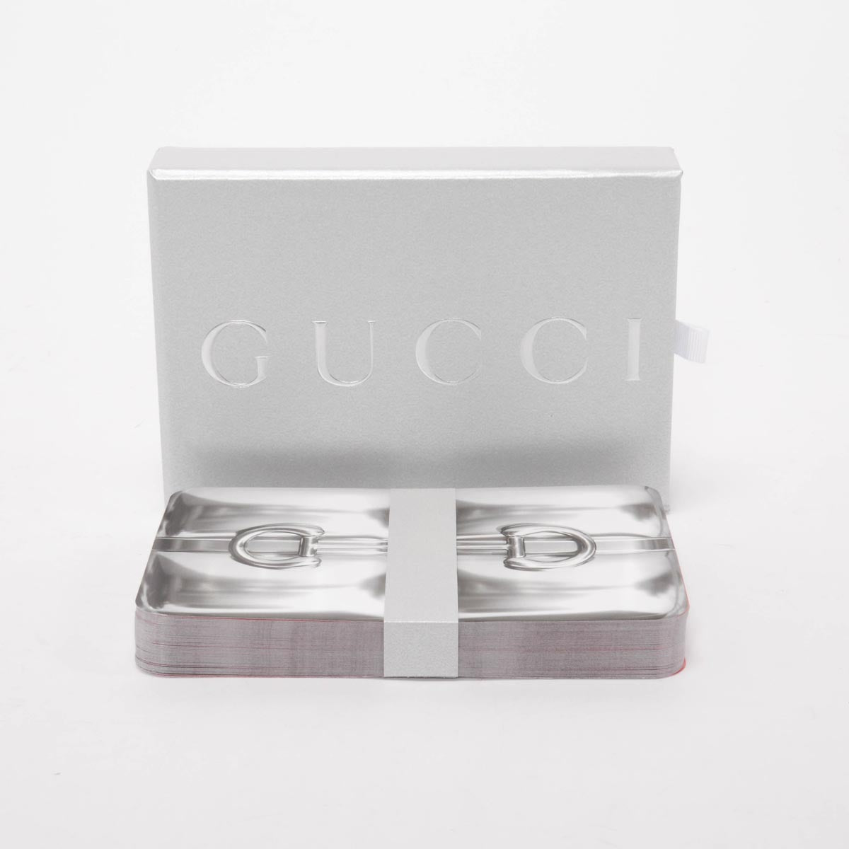 Gucci Dark Green Horsebit 1955 Card Case & Playing Cards