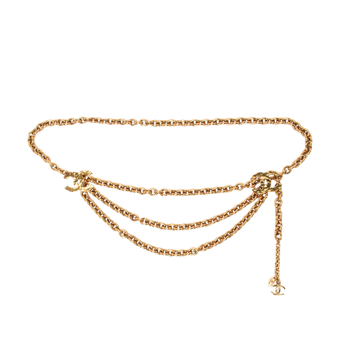 Chanel Gold Plated CC Chain Belt